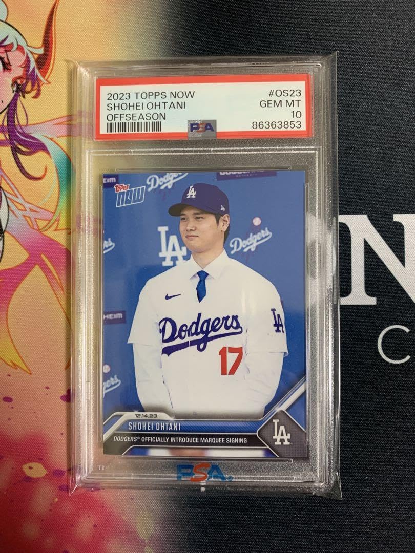 Topps - topps now 大谷翔平 psa10 オフシーズン OS Yahoo!オークション - 【PSA10】TOPPS NOW OFFSEASON OS-23 大谷